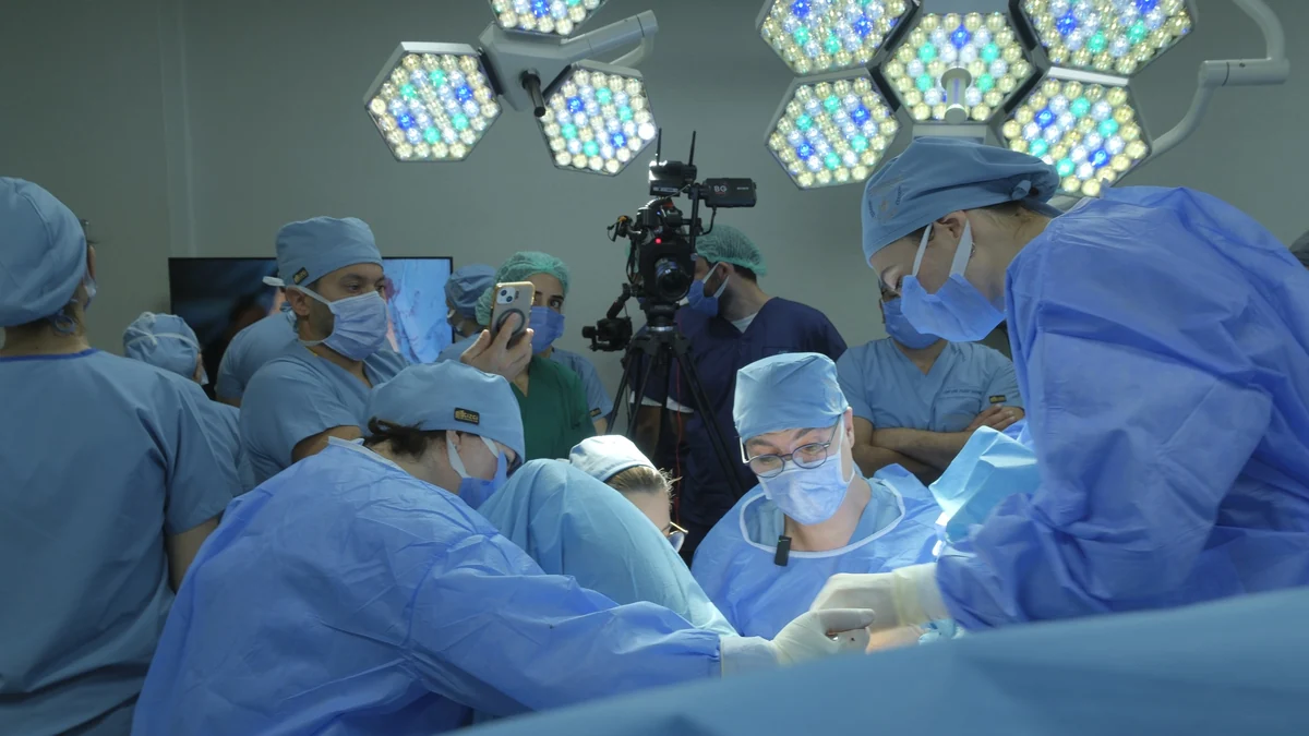 ITCGA supervised clinical training in the operating theatre