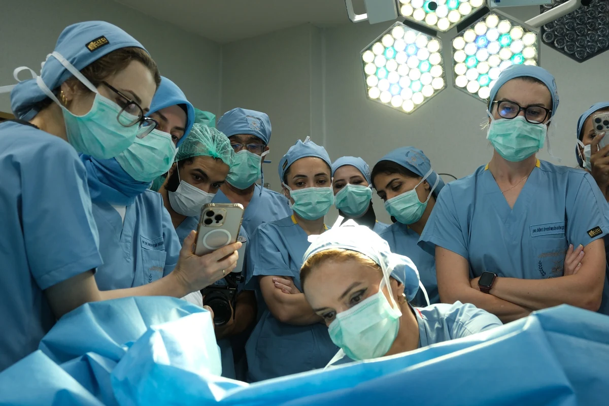 ITCGA supervised clinical training in the operating theatre